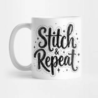 Stitch and Repeat Mug